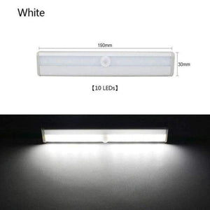 Planet Gates 10 LEDs Cold White LED Cabinet Light IR Infrared Motion Detector Sensor Closet Night Light 10 leds 6leds Lamp Induction Wardrobe Steps Bar Lighting