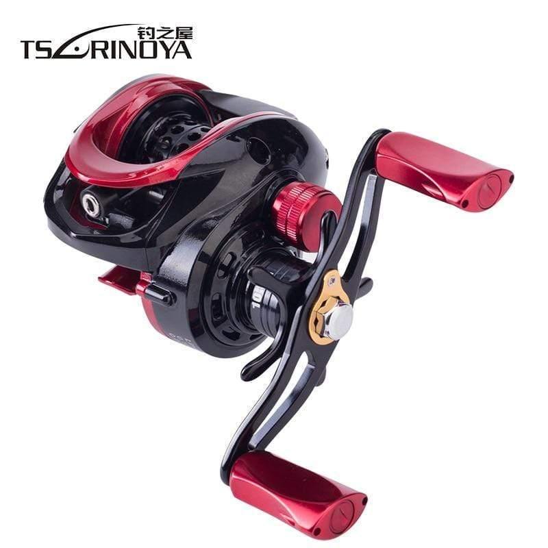 Planet Gates 10 / Left Hand XF-50 Baitcasting Reel 190g 10BB 6.6:1 Magnet Brake System 12.5g Aluminum alloy Lightweight spool Fishing Lure Bait