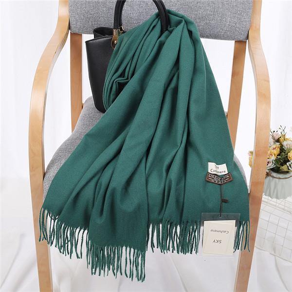 Planet Gates 10 Luxury Brand Winter Scarf Unisex  Female Male Wool Sky Cashmere Scarf Pashmina Tassels
