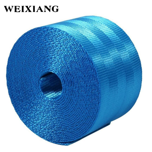 Planet Gates 10 Meters Roll Seat Belt Webbing Strap Thicken Car Seat Stroller Safety Belt Harness Backpack Belt Straps Fashion Color Ribbon