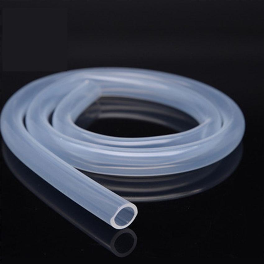 Planet Gates 10 Meters Transparent Food Grade Silicone tube 8mm x 11/12mm Out Diameter Flexible Garden Rubber hose Aquarium Soft Tubing Hose