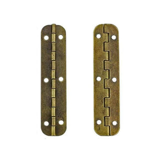 10 pcs Bronze Archaize 65*15MM Oval Iron Long Hinge Wooden Box Gift Box Hinge
