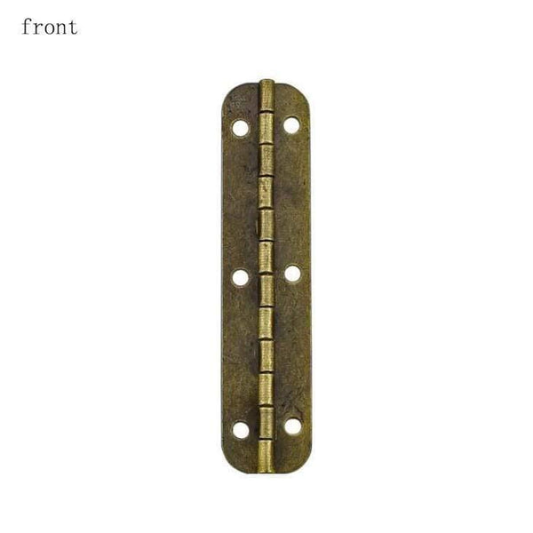 10 pcs Bronze Archaize 65*15MM Oval Iron Long Hinge Wooden Box Gift Box Hinge