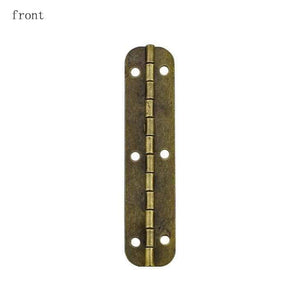 10 pcs Bronze Archaize 65*15MM Oval Iron Long Hinge Wooden Box Gift Box Hinge