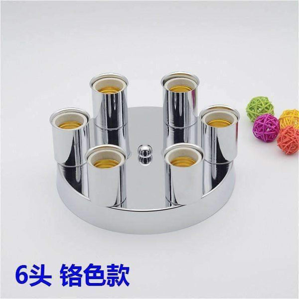 Planet Gates 10 pcs E14 E27 lamp cup holder lighting accessories DIY plating M10 hole Lamps cuff right angle iron lamps Cup