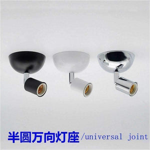 Planet Gates 10 pcs E14 E27 lamp cup holder lighting accessories DIY plating M10 hole Lamps cuff right angle iron lamps Cup