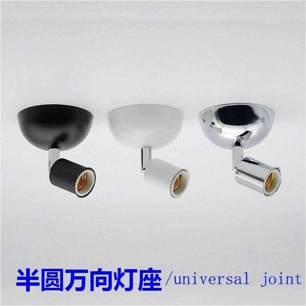 Planet Gates 10 pcs E14 E27 lamp cup holder lighting accessories DIY plating M10 hole Lamps cuff right angle iron lamps Cup