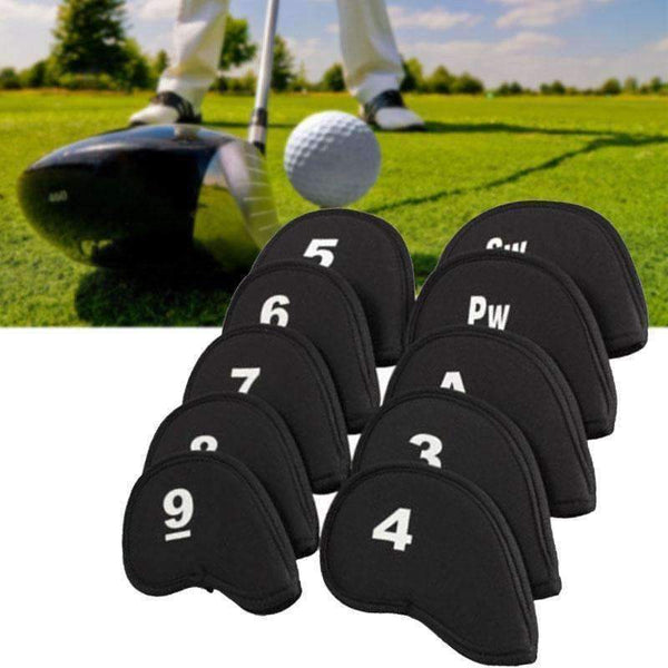Planet Gates 10 Pcs Heavy Duty Neoprene Golf Thick Club Covers Set Covers