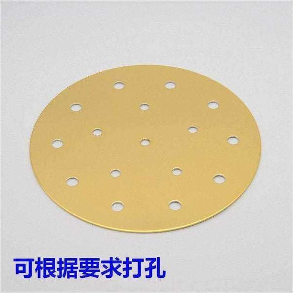 Planet Gates 10 pcs Lamps circular iron lamp old lamp chassis lamp base wafer arm fixed chrome custom size Lighting Accessories