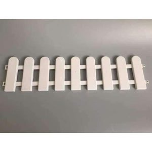 Planet Gates 10 Pcs/Lot D50*H13CM plastic barrier fence white garden supplies Small Fence Use for Indoor Decoration