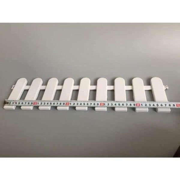 Planet Gates 10 Pcs/Lot D50*H13CM plastic barrier fence white garden supplies Small Fence Use for Indoor Decoration