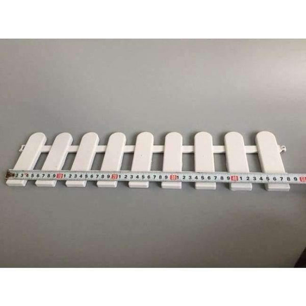 Planet Gates 10 Pcs/Lot D50*H13CM plastic barrier fence white garden supplies Small Fence Use for Indoor Decoration