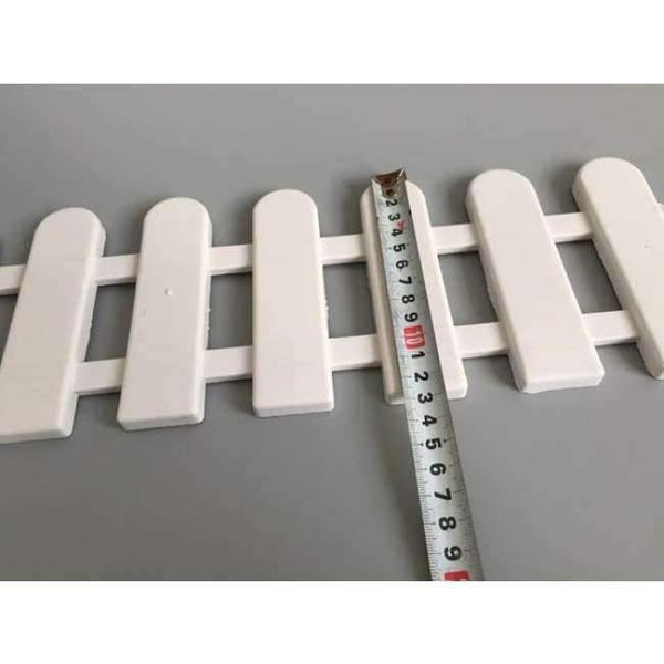Planet Gates 10 Pcs/Lot D50*H13CM plastic barrier fence white garden supplies Small Fence Use for Indoor Decoration