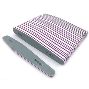 Planet Gates 10 Pcs/lot Nail Buffer File 1000/4000 Grit Pro Polishing Blocks Buffing Sanding Files Nail Art Accessories Manicure Tools Buffer