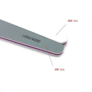 Planet Gates 10 Pcs/lot Nail Buffer File 1000/4000 Grit Pro Polishing Blocks Buffing Sanding Files Nail Art Accessories Manicure Tools Buffer