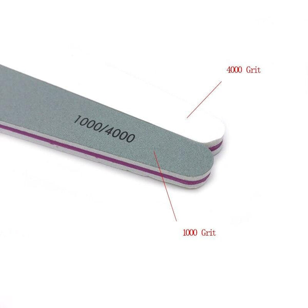 Planet Gates 10 Pcs/lot Nail Buffer File 1000/4000 Grit Pro Polishing Blocks Buffing Sanding Files Nail Art Accessories Manicure Tools Buffer