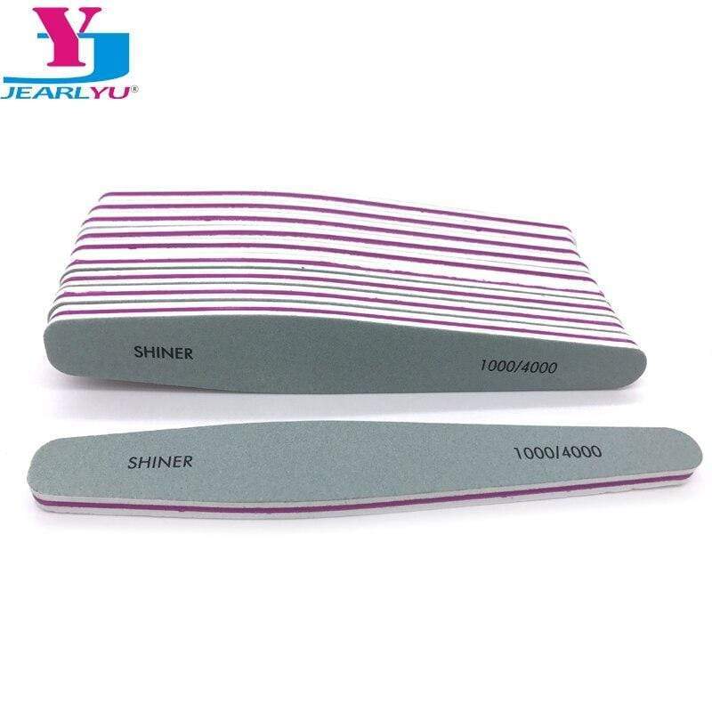 Planet Gates 10 Pcs/lot Nail Buffer File 1000/4000 Grit Pro Polishing Blocks Buffing Sanding Files Nail Art Accessories Manicure Tools Buffer