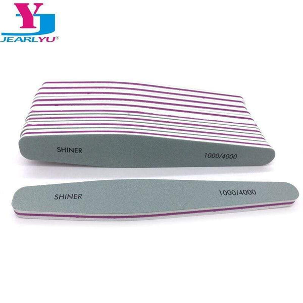 Planet Gates 10 Pcs/lot Nail Buffer File 1000/4000 Grit Pro Polishing Blocks Buffing Sanding Files Nail Art Accessories Manicure Tools Buffer