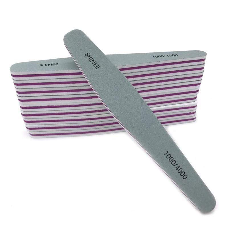 Planet Gates 10 Pcs/lot Nail Buffer File 1000/4000 Grit Pro Polishing Blocks Buffing Sanding Files Nail Art Accessories Manicure Tools Buffer