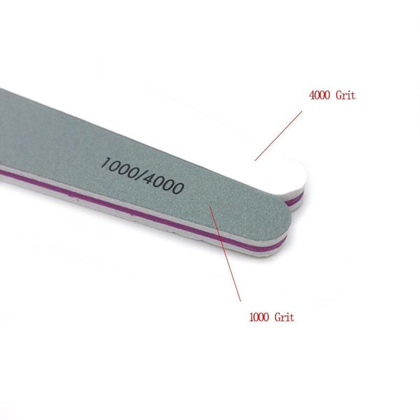 Planet Gates 10 Pcs/lot Nail Buffer File 1000/4000 Grit Pro Polishing Blocks Buffing Sanding Files Nail Art Accessories Manicure Tools Buffer