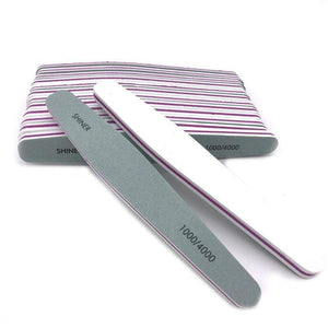 Planet Gates 10 Pcs/lot Nail Buffer File 1000/4000 Grit Pro Polishing Blocks Buffing Sanding Files Nail Art Accessories Manicure Tools Buffer