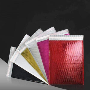 Planet Gates 10 PCS/lot PVC Colourful Bubble Envelopes Bags Mailers Padded Shipping Envelope With Bubble Mailing Bag Business Supplies XF01