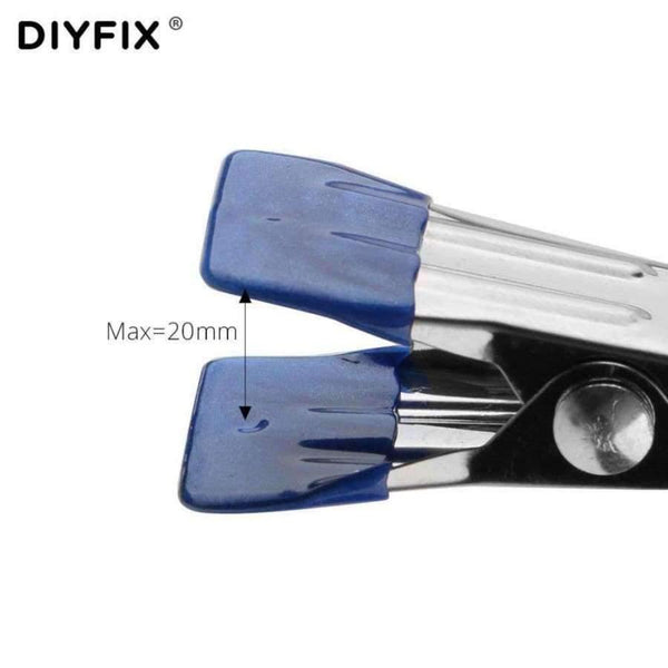 Planet Gates 10 Pcs Metal Clip Fixture Multi-purpose Fastening Clamp for Mobile Phone Tablet Glued LCD Screen Repair Tools Set