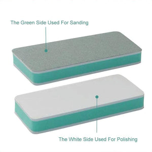 Planet Gates 10 Pcs Nail Buffer Nail Art Double-Sided Polishing Block for Manicure Buffer Smooth Shine Tool.