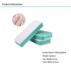 Planet Gates 10 Pcs Nail Buffer Nail Art Double-Sided Polishing Block for Manicure Buffer Smooth Shine Tool.