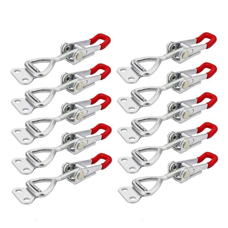 Planet Gates 10 PCS Toggle Latch Clamp 4001 100Kg 220Lbs Holding Capacity Horizontal Type for Hand Tool for welding, jigging, repairing