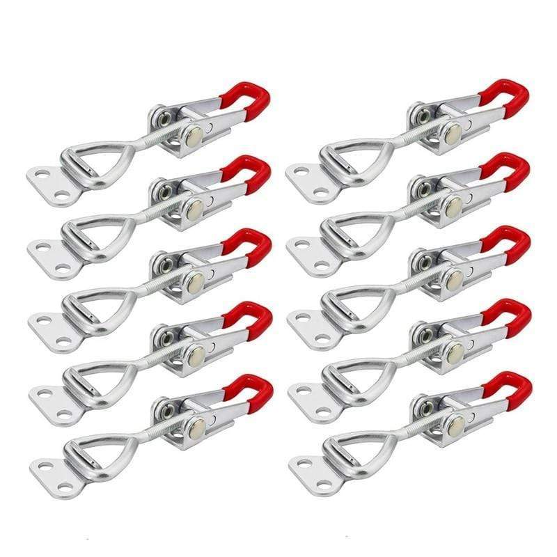 Planet Gates 10 PCS Toggle Latch Clamp 4001 100Kg 220Lbs Holding Capacity Horizontal Type for Hand Tool for welding, jigging, repairing