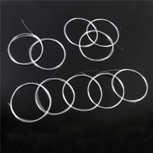 Planet Gates 10 Pieces Tapered Leader  Fly Fishing Line 9ft / 12ft / 15ft 0X-7X Nylon Fly Fishing Leader Clear