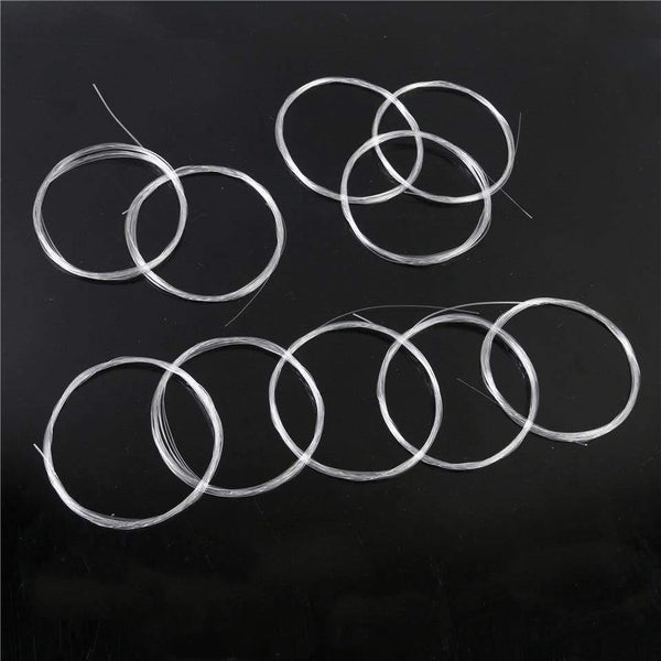 Planet Gates 10 Pieces Tapered Leader  Fly Fishing Line 9ft / 12ft / 15ft 0X-7X Nylon Fly Fishing Leader Clear