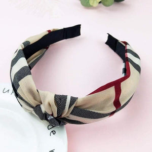 Printed Scrunchies Turban Top Knotted Elastic Hairband Hair Accessories For Girls No Slip Stay Head Band Hair Band For Women