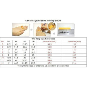 Planet Gates 10 / Red / Gold-color New Trendy High-end S Letter Gold Color Candy Top Brand Luxury Jewelry,Retro Big Rings For Women Men Anel Wholesale