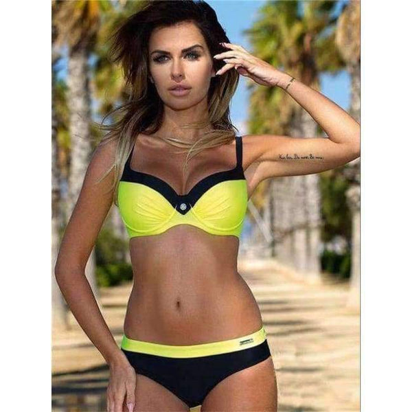 Planet Gates 10 / S Bikini Push Up Women Swimsuit Print Top biquini Brazilian bikinis Set Swim Bathing Suit Girl Beachwear Female Swimwear