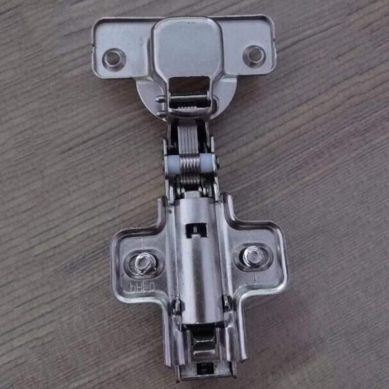 10 "T45" Case Hinge Cushion Wedge Stopper Crossing Plate Hinge with damper The integrated damper ensures a quiet and slow close