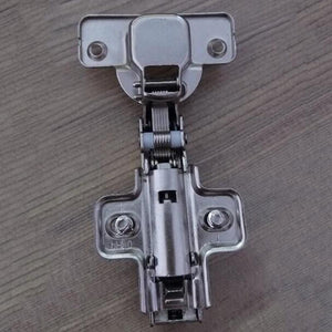 10 "T45" Case Hinge Cushion Wedge Stopper Crossing Plate Hinge with damper The integrated damper ensures a quiet and slow close