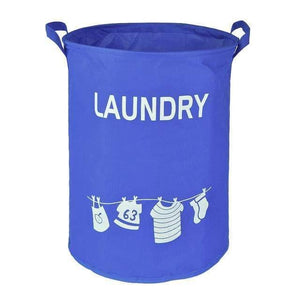 Foldable Closure Laundry Basket Large Capacity Bag Bins Kids Toy Buckets Clothes Organizer Storage Hamper Cotton Linen