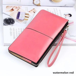 Planet Gates 10 Women wallets Candy Oil Leather Wallet Long Design Day Clutch Casual Lady Cash Purse Women Hand Bag Carteira Feminina A4
