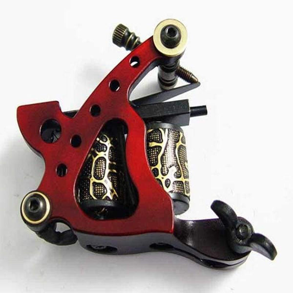 Planet Gates 10 Wrap Coils Permanent blue Tattoo Machine Shader & Liner Carbon Steel Rotary Assorted Tatoo Motor Gun Instrument Tools tattoo