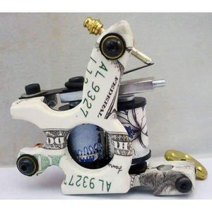 Planet Gates 10 Wrap Coils Tattoo Machine Shader & Liner Carbon Steel Rotary Assorted Tatoo Motor Gun Instrument Permanent Makeup Tools