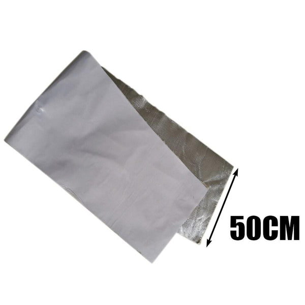 Planet Gates 100*50cm Car Motorcycle Exhaust Wrap Pipe Refit Thermal Insulation Band Exhaust Heat Wrap Wear-Resistant Heat Shield Tape