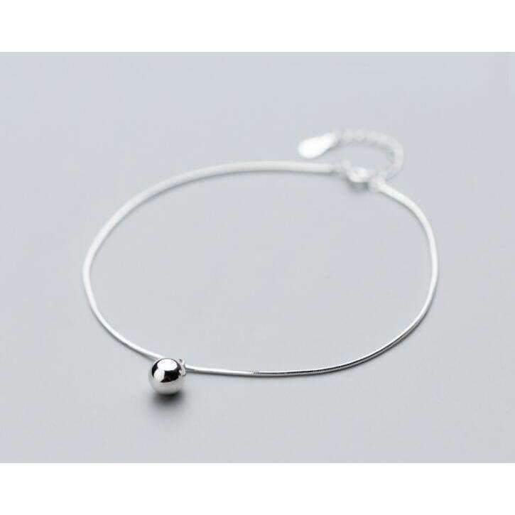 Planet Gates 100% Authentic Real. 925 Sterling Silver Fine Jewelry Polished Round Snakebone Anklet Bracelet GTLS700