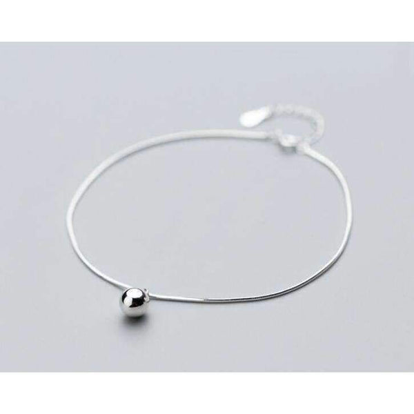Planet Gates 100% Authentic Real. 925 Sterling Silver Fine Jewelry Polished Round Snakebone Anklet Bracelet GTLS700