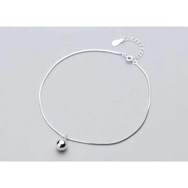 Planet Gates 100% Authentic Real. 925 Sterling Silver Fine Jewelry Polished Round Snakebone Anklet Bracelet GTLS700