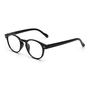 Planet Gates +100 / black JM Spring Hinge Women Men Reading Glasses Round Magnifier Diopter Presbyopic Glasses