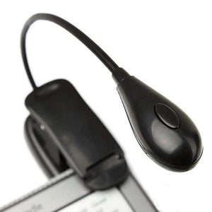 Planet Gates 100% Brand New Unique Mini Clip-On Flexible Bright LED Light Book Reading Lamp For Kindle Nook E-Book Reader + Free shipping