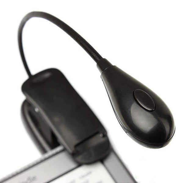 Planet Gates 100% Brand New Unique Mini Clip-On Flexible Bright LED Light Book Reading Lamp For Kindle Nook E-Book Reader + Free shipping