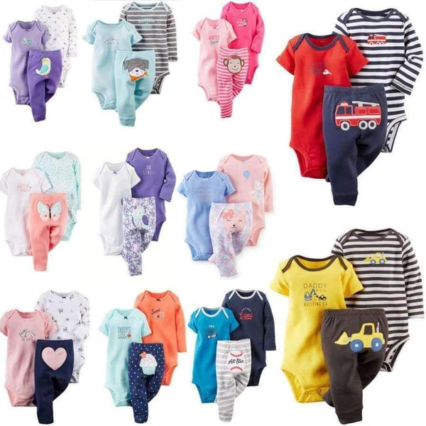 Planet Gates 100% Cotton 2018 bebes 6-24M set ,baby boy clothes ,baby girl clothes,newborn 3 piece ropa  boy